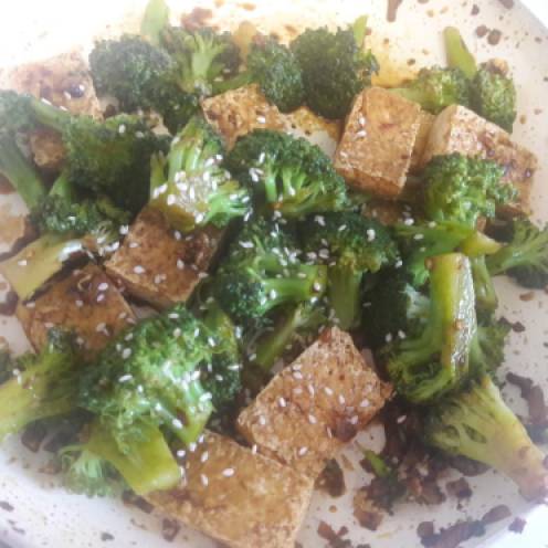 Broccoli and Tofu Stir fry 18