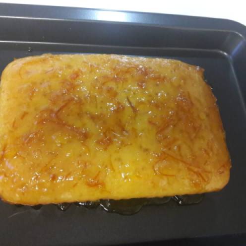 Eggless Orange Cake with Orange Marmalade Glaze 16